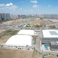 Structure de dôme pneumatique à grande portée de qualité industrielle pour entrepôt et atelier, à vendre