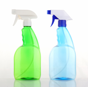 Ready in Stock Empty White Transparent Clear 16oz Durable Detergent Refillable PET Trigger Cleaning Plastic Spray Bottle 500ml