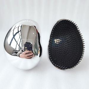 Wholesale <strong>Wonderful</strong> Soft Touch Personalized Detangler Tangle Detangling Hair Self Cleaning Hair <strong>Brush</strong> Manufacturing Wholesale - Product Image 4