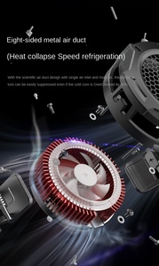 อุปกรณ์ระบายความร้อน<span class=keywords><strong>โทรศัพท์</strong></span>แบบแม่เหล็ก Ice Magnetic รุ่น Overclocked ใช้เทคโนโลยี TEC Semiconductor Refrigeration ช่องลม 8 ด้าน ปรับความเร็วได้ 2 ระดับ สำหรับเล่นเกม E-Sports และไลฟ์สด - Product Image 6