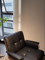 Fauteuil ergonomique moderne italien en bois massif avec revêtement en coton et housse amovible pour salon, bureau à domicile et loisirs