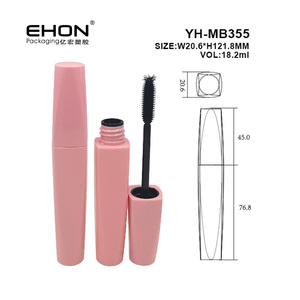Tube de mascara PETG de couleur rose de marque privée grand conteneur de bouteille vide avec grande brosse applicateur tube d'essence de cils personnalisé OEM - Product Image 2