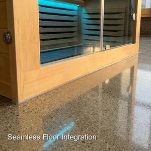 Sauna infrarouge intérieur design moderne pour 5-6 personnes, en cèdre canadien, <span class=keywords><strong>avec</strong></span> panneau de commande informatique 220V. - Product Image 2