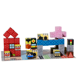 Vente directe d'usine <span class=keywords><strong>bricolage</strong></span> jouets de construction pour enfants-blocs de construction magnétiques coffrets cadeaux matière plastique - Product Image 2