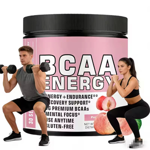 WELLBODY Integratori Sportivi Pre-Allenamento, Polvere <span class=keywords><strong>BCAA</strong></span> Istantanea Senza Sapore, <span class=keywords><strong>BCAA</strong></span> Pre e Post Allenamento - Product Image 1