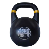 Vente en gros de kettlebell ajustable en fonte KG LBS Fitness compétition Kettlebell Set logo laser gratuit kettlebell revêtu de puissance