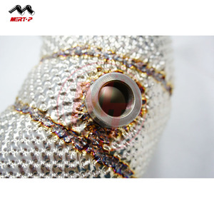 Mertop đua 3.5 ''AMG A45 cla45 gla45 với lá chắn nhiệt 2014 2016 nâng cấp downpipe - Product Image 5