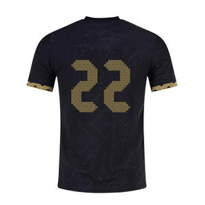 Temporada 2025, Jersey Del Club Americano De La Liga Mexicana <span class=keywords><strong>Copa</strong></span> Oro, Jersey De Futbol Negro De Manga Corta Para Verano - Product Image 3