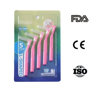 Кисть для зубных щеток, 6 размеров, зубочистки с мягкой щетиной 360 сгибаемой нитью, зубные щетки