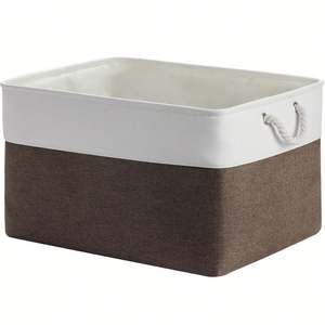 Panier de rangement en tissu grand et pratique pour la décoration de la maison 2025, pour organiser les vêtements, les boîtes - Product Image 1