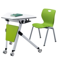 Chaise d'étude en PP pour enfants, vente en gros d'usine du Guangdong, mobilier scolaire en plastique pour salle de classe primaire, chaise de formation pour étudiants
