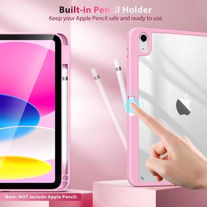 Coque de protection fine à trois volets avec support, anti-jaunissement, coque arrière transparente pour iPad A16 11 pouces 2025 10e génération 10.9 Air 11 - Product Image 5