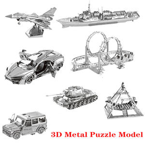 High Quality Stainless Steel MK50 Kids Toys <strong>Hobbies</strong> Diy <strong>Crafts</strong> Educational Toys Gift Sets 3d Metal Puzzle Chieftain Tank - Product Image 6