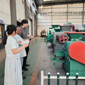 Fabrik Großhandel kleine hydraulische Brikett ier maschine für Holzkohle Reiss chale - Product Image 4