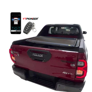 ผ้าคลุมเตียงพับเก็บได้สำหรับ Toyota Hilux Revo 2015 + ออฟโรดไฟฟ้า tonneau Cover ล็อคกันน้ำ - Product Image 1
