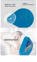 Temporizador de Cuenta regresiva a prueba de agua IPX4 de 5 minutos digital personalizado, temporizador de ventosa de goma para cocina y ducha, apariencia común