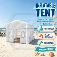 Tente gonflable portable personnalisée pour événements extérieurs : anniversaires, mariages, réceptions d'entreprise, salons professionnels