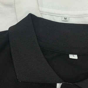 Polo de negocios para hombre al por mayor, camisetas de golf de manga corta de calidad superior, solapas de talla grande en tejido sólido - Product Image 3