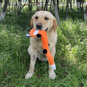 Peluş doldurulmamış hayvan derileri özel toptan gıcırtılı köpek çiğnemek oyuncak - Product Image 6