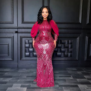 Ouyaan Luxe Lovertjes Diner Jurk Vrouw Prachtige Maxi Jurk Lange Mouw <span class=keywords><strong>Prom</strong></span> Jurk 2025 - Product Image 6