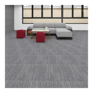 Квадратные ковровые плитки для пола с основой из ПП/ПВХ, 50х50 см, для отелей и офисов - Product Image 2