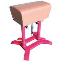 Aofan AF-184 Alat Latihan Pommel Horse Senam dari Baja Anti Karat yang Dapat Disesuaikan (80-105cm 35cm Lebar) Buatan Pabrik