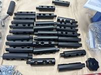 Service d'usinage CNC en laiton cuivre acier aluminium personnalisé pour l'usinage de pièces de vélo composants en aluminium anodisé