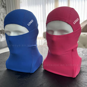Masker Ski Unisex <span class=keywords><strong>Full</strong></span> <span class=keywords><strong>Face</strong></span> Nyaman Balaclava Satu Lubang Bernapas Anti Angin untuk Bersepeda Mendaki Gunung Topi Olahraga Masker Ski Putih - Product Image 3