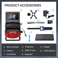 Caméra d'égout 512hz caméra d'égout Mini endoscope pour outils de plombier d'inspection de tuyaux de bonne qualité