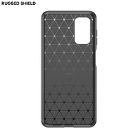 Coque en TPU souple en fibre de carbone de luxe pour Samsung Galaxy S24 S23 S22 Plus Ultra M52 A53 A33 A73 5G A03 Core Couverture arrière de téléphone