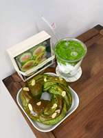 Thé vert biologique de qualité cérémonielle en vrac, boîte de 30g, 6A, saveur fraise, étiquette privée personnalisée, thé santé, poudre de matcha