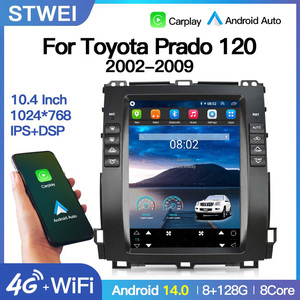 Autoradio Android14 STWEI pour Toyota Land Cruiser <span class=keywords><strong>Prado</strong></span> 120 2002 - 2009 Lecteur multimédia stéréo pour Lexus GX470 DSP GPS Carplay - Product Image 2