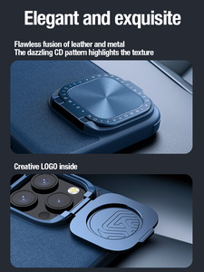 เคสโทรศัพท์ <span class=keywords><strong>Nillkin</strong></span> ป้องกันเลนส์กล้องแบบแม่เหล็ก พร้อมที่ยึดแม่เหล็กและขาตั้งกล้องสำหรับ <span class=keywords><strong>iPhone</strong></span> 15 <span class=keywords><strong>Pro</strong></span> <span class=keywords><strong>Max</strong></span> - Product Image 3