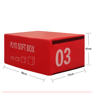 Biểu Tượng Tùy Chỉnh Điện Tập Thể Dục Tập Thể Dục Chống-Trượt Đào Tạo Nhảy Hộp Bọt 4 Trong 1 Tiến Bộ Nhảy Hộp Thiết Lập - Product Image 2