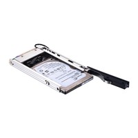 Unestech ST8212 - Carcasa Móvil de Plástico de 2.5 Pulgadas para Ordenador, Compatible con SSD/HDD SATA con Intercambio en Caliente