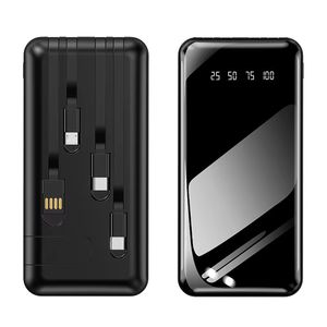 ที่ชาร์จแบบพกพาค<span class=keywords><strong>ว</strong></span>ามจุสูงกลางแจ้ง<span class=keywords><strong>10000</strong></span>/20000mAh แบตเตอรี่สำรอง4สายในตัวพร้อมหน้าจอ LED และไฟฉาย - Product Image 2