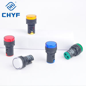 Lâmpada Piloto LED AD16 AD22 AC DC 6V 12V 24V 48V 110V 220V 380V 22mm AD16-22DS AD22-22DS Luz Indicadora LED de Sinal - Product Image 5