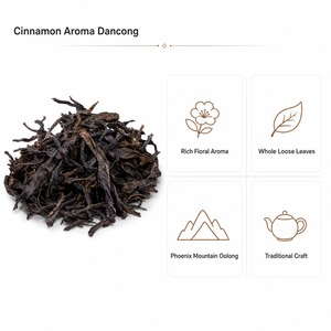 Nuevo Té Oolong Dancong Rou Gui <span class=keywords><strong>Xiang</strong></span> con Aroma a Canela, Hojas Enteras Sueltas, Té de la Montaña Fénix, Aroma Cálido y Suave a Canela - Product Image 1