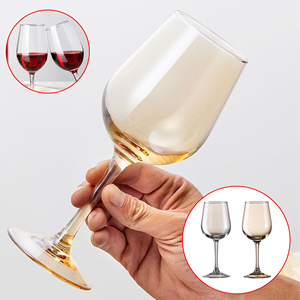 Gobelet à vin en cristal de luxe rouge Bourgogne de haute qualité, design moderne en forme de flûte, style classique, transparent, 370 ml, restaurants, hôtels - Product Image 5