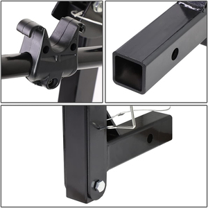 <span class=keywords><strong>Porte</strong></span>-vélo en fer, support robuste pour 3 roues de voiture, Sedan, voyage en plein air, Tube, coffre - Product Image 6