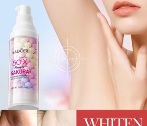 Lotion corporelle aux perles Élimination des taches noires Crème hydratante pour les aisselles Blanchiment Crème éclaircissante pour les aisselles aux perles de Sakura - Product Image 3