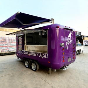 Wecare Restoran Yemek Kamyonu Mobil Mutfak Arabaları Foodtruck Hot Dog Bar Satış Noktası Pizza Özel Yemek Treyleri - Product Image 1