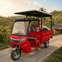 Tricycle électrique cargo OEM/ODM, moteur de 1200W ou 1500 W, charge nominale de 600 kg, tricycle motorisé pour l’agriculture