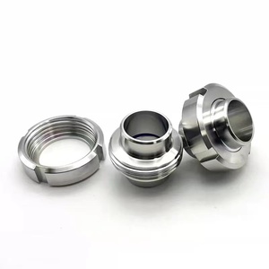 Raccord sanitaire en acier inoxydable de qualité alimentaire DIN ISO SS 304, 4 pouces, filetage plat, soudure bout à bout, type T SMS, pas encore d'avis - Product Image 3