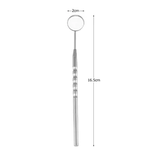 1pc 스테인레스 스틸 치과 구강 거울 치과 거울 치과 용 치과 의사 장비 치아 청소 위생 도구
