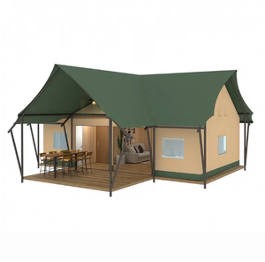 <span class=keywords><strong>Hotel</strong></span> de lujo al aire libre Living Resort Custom Homes Wood Canvas Lodge Glamping Hut con baño <span class=keywords><strong>Safari</strong></span> Lodge Carpas - Product Image 5