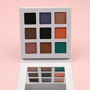 Paleta de maquiagem para olhos de beleza vitrificada Paleta de maquiagem para olhos pigmentos brilhantes Maquiagem Maquillage