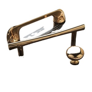 Golden Light Luxury Modern Simple High-End Zinc Alloy Round Durable 30mm Cabinet Door Handle for Dresser &amp; Wardrobe Drawer - Product Image 5