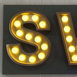 Newish LED <span class=keywords><strong>Love</strong></span> Word với bóng đèn vàng đỏ hồng trang trí đám cưới Ngày Valentine thiết lập ánh sáng Neon - Product Image 6