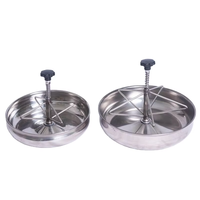 Mangeoire à porcs en acier inoxydable durable, abreuvoir pour truies et plateau pour porcelets, mangeoire automatique intelligente pour porcs